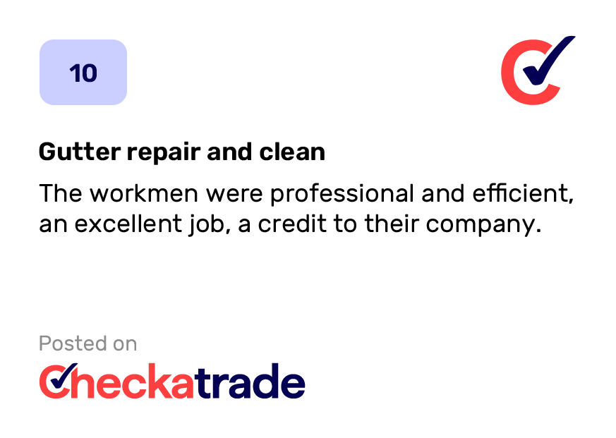 Ascot and Bracknell Roofing - Checkatrade Review 1