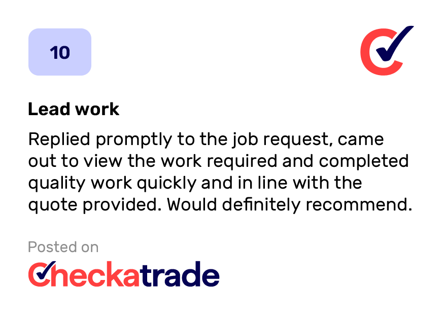 Ascot and Bracknell Roofing - Checkatrade Review 2